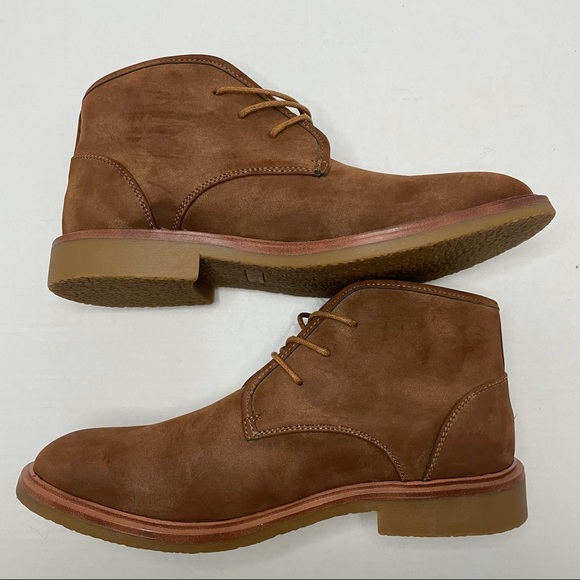Mens Chukka Boots Linkside Brown Suede 7.5M New - Picture 4 of 10
